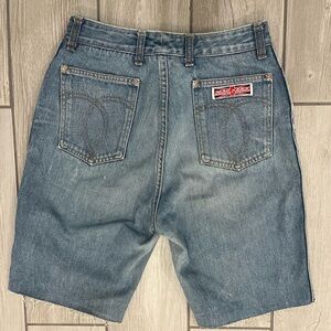 Vintage MacKeen Medium Sized High Waisted Cut Jean Shorts